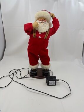 Christmas Fantasy Ltd Dancing Santa Jingle Bell Rock 1st Edition 1998 Works.